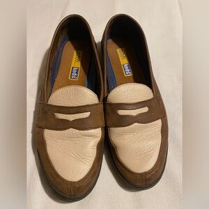 Keds Ahh Brown Cream Loafers